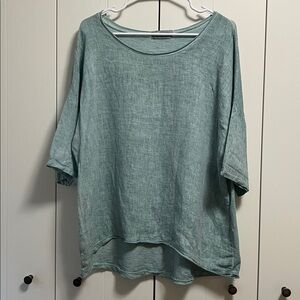 Tina Stephen’s Italian Linen/cotton Top PTP 25”